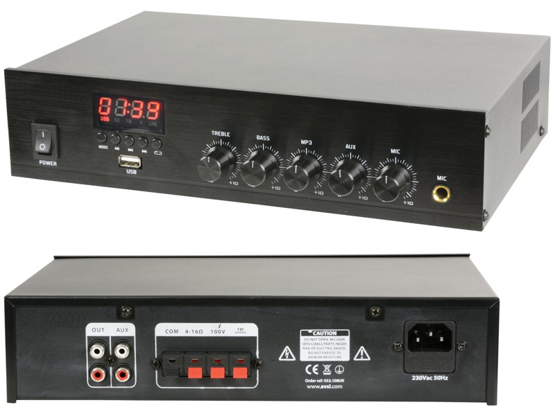 AV DM25BT stereo zosilova BT, USB, FM