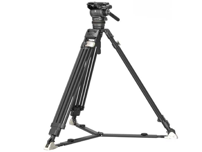 SmallRig 4463 Heavy-Duty Carbon Fiber Tripod Kit AD-120