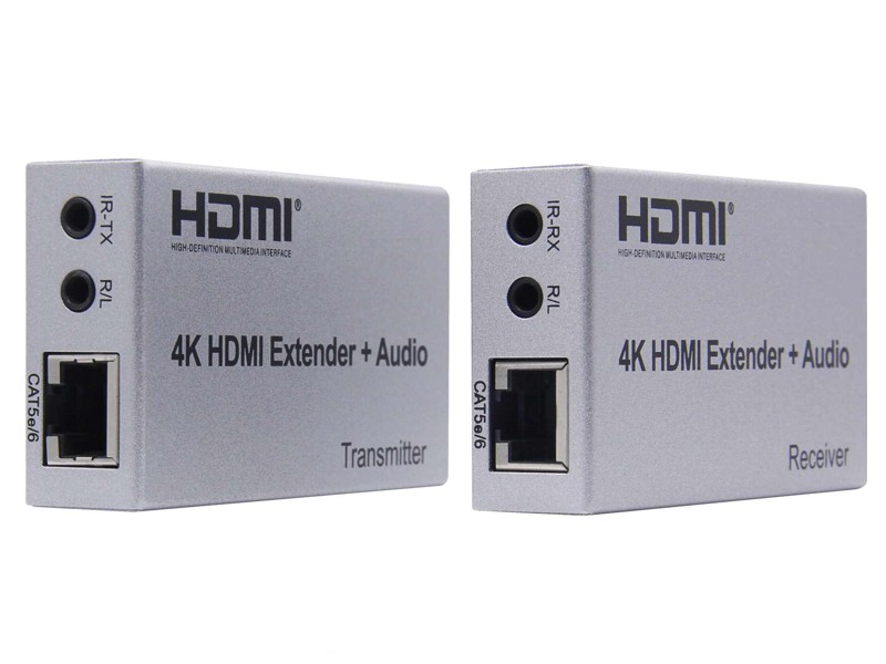 Extender HDMI 100m 4K audio výstup Extender HDMI 100m 4K audio výstup